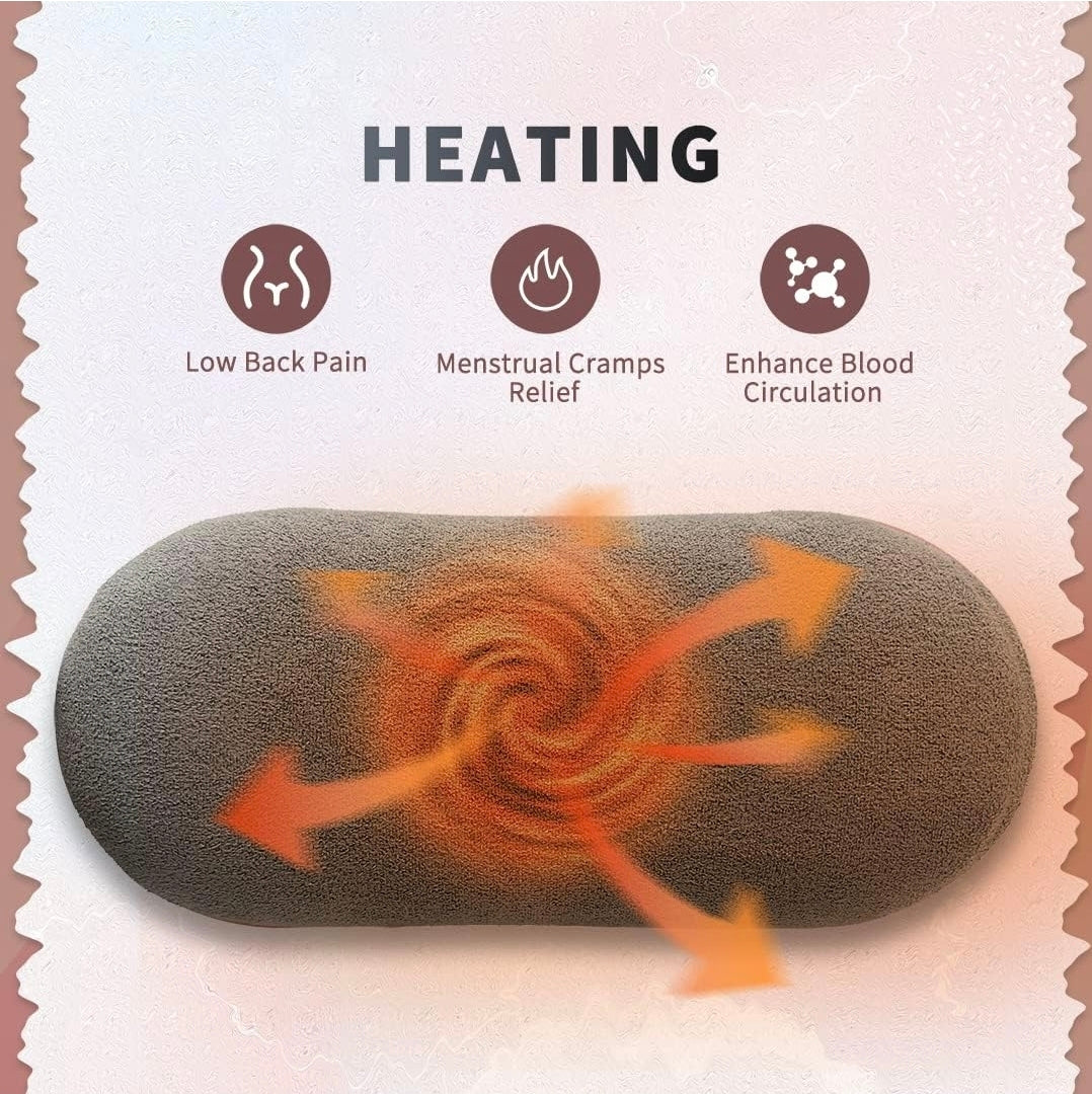 Electric Heating Pad for Menstrual Cramps - Cordless Rechargeable Stomach & Back Warmer