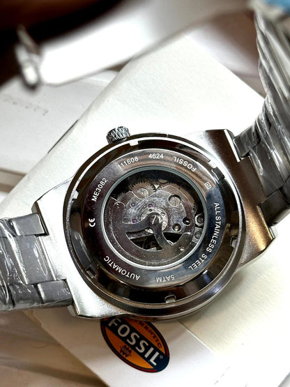 Fossil Modern Machine ME3256 Automatic Watch for Men | 7AA Premium | Motion-Powered Skeleton Dial | 44mm Stainless Steel