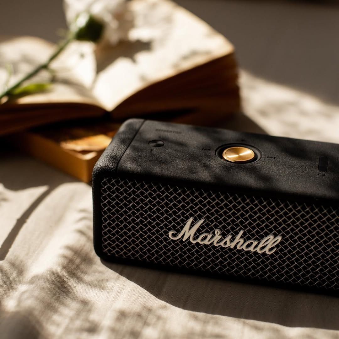 Marshall Emberton Style Bluetooth Speaker 20W Output | Dual Mode | Type-C Charging | Mic Support